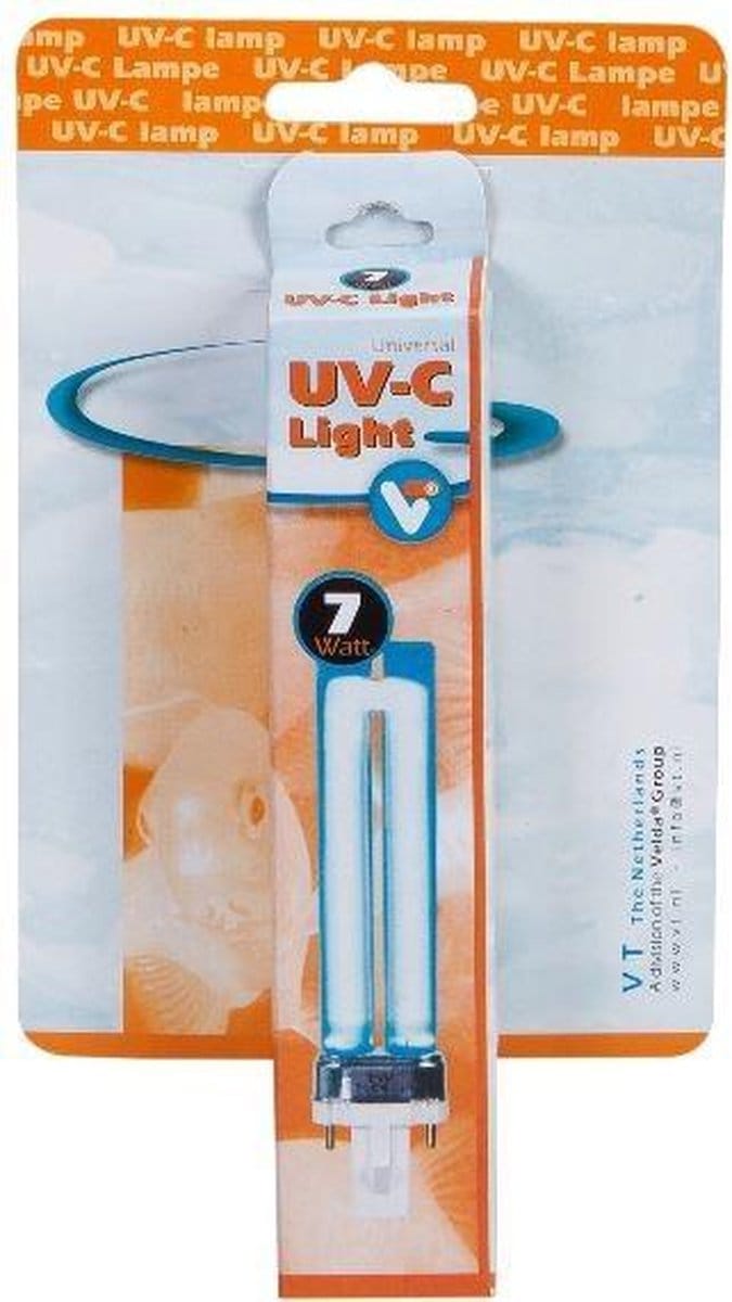 Velda Pl-lamp Uv-c Vt 7 Watt 15 Cm Glas Transparant