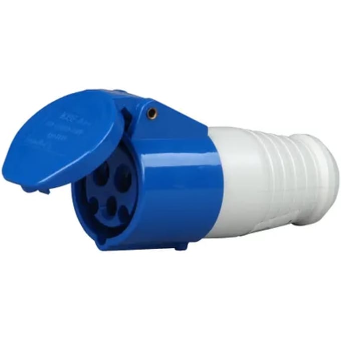 Kopp Cee Contrastekker 3-polig, 16a Blauw