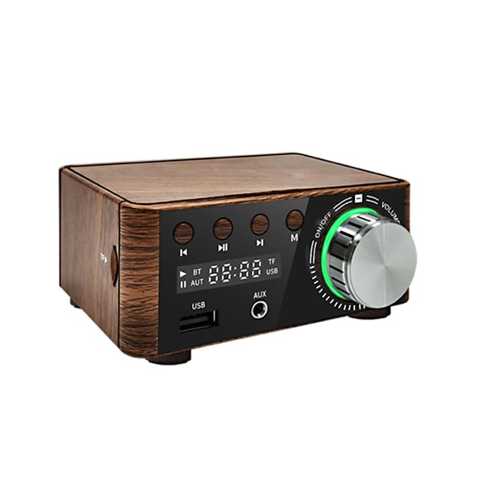 BT 5.0 Digitale Eindversterker 2x50W Dual Channel Audiosysteem Verliesloze Stereo Sound Receiver Box US Plug