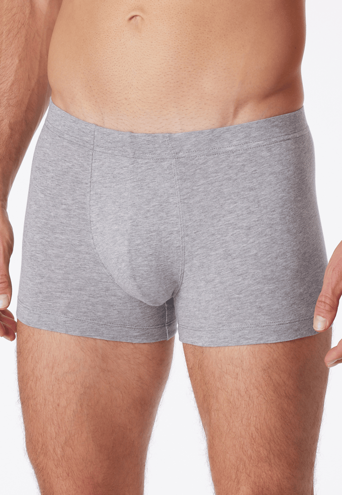 SCHIESSER 95/5 Essentials 3 PACK Shorts - Heren Onderbroek - zwart blauw grijs