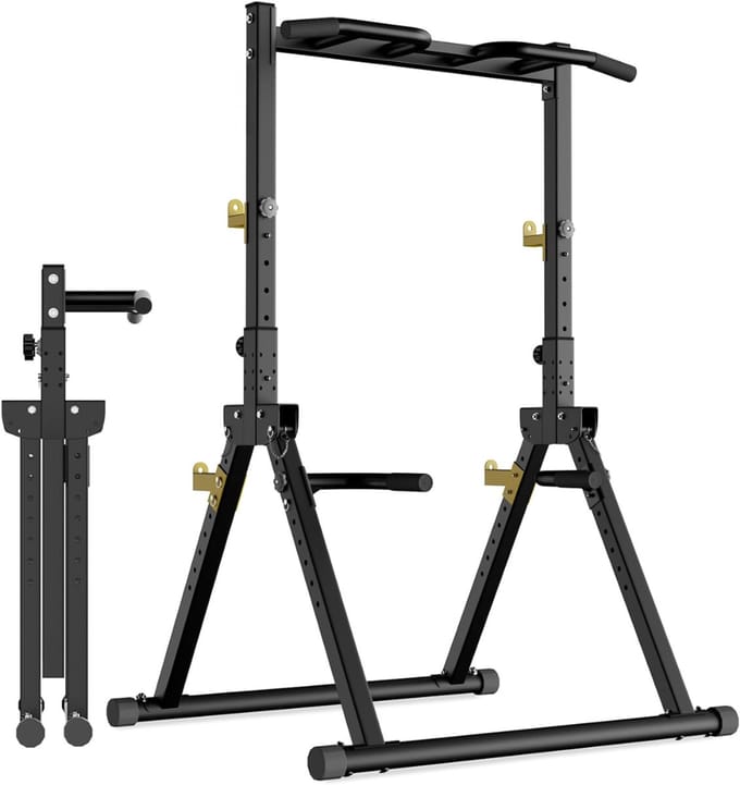 TIM® Squat Rack - Squat Wedge - Power Rack - Zwart - 135cm x 115cm x 223cm