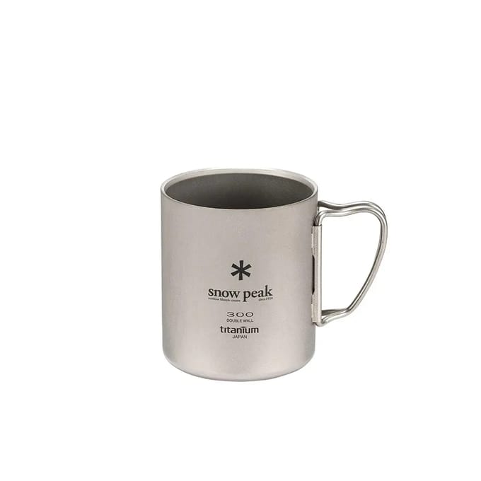 Dubbelwandige titanium mok Snow Peak 300