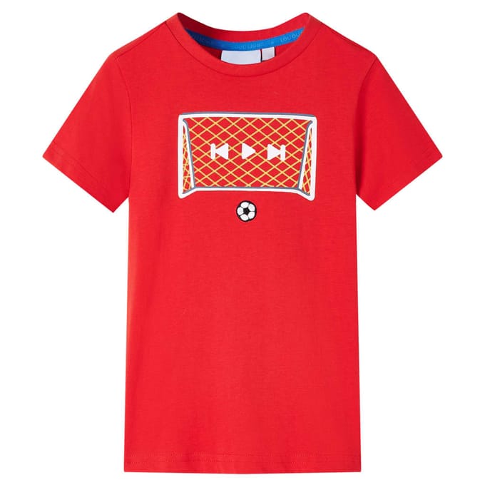 vidaXL - Kindershirt - 92 - rood