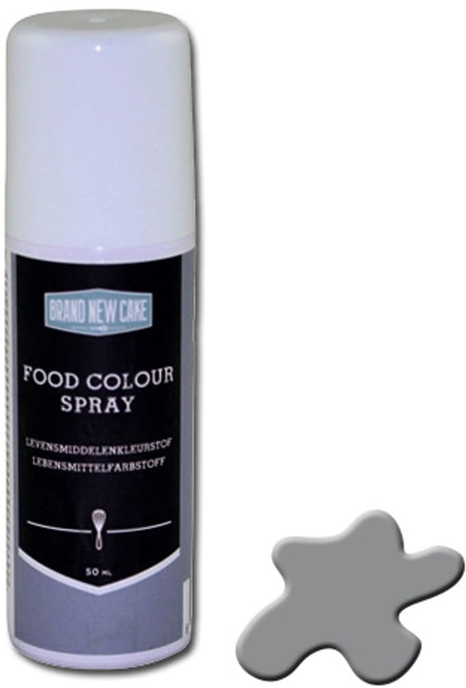 BrandNewCake Kleurspray Metallic Zilver 50ml