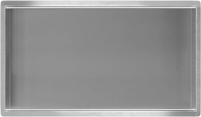 Klea Sunny Inbouwnis 30x60x10cm RVS Chroom