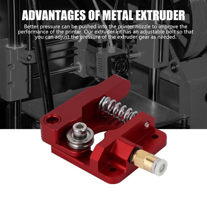 3D Printer Extruder Aluminium Blok DIY Kit Voor 1.75mm Extrusie 3D Printers Onderdeel CR-10 CR-10s black