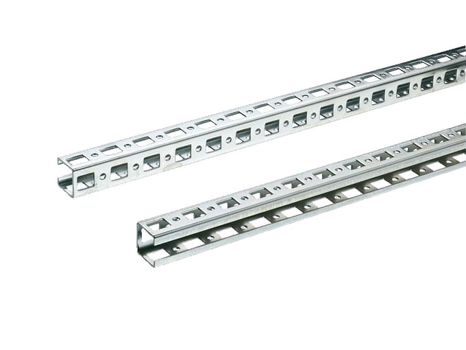 Rittal PS 23x23 Geperforeerde Din-Railbevestiging 295mm - 4169000 [2 Stuks]