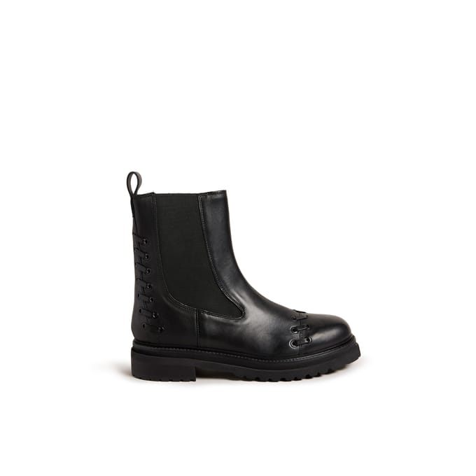 Ted Baker Lukki Chelsea Boot Met Zweepsteek Detail, Naturel
