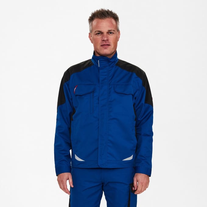 Engel Galaxy Light werkjack 1290-880 - Surfer Blue / Black - S