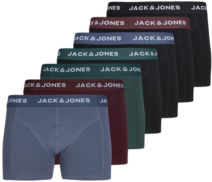 Jack & Jones - Heren Onderbroeken 7-Pack Boxers Jactommy - Multi - Maat M