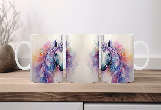 Auqarel koffiemok Unicorn 2