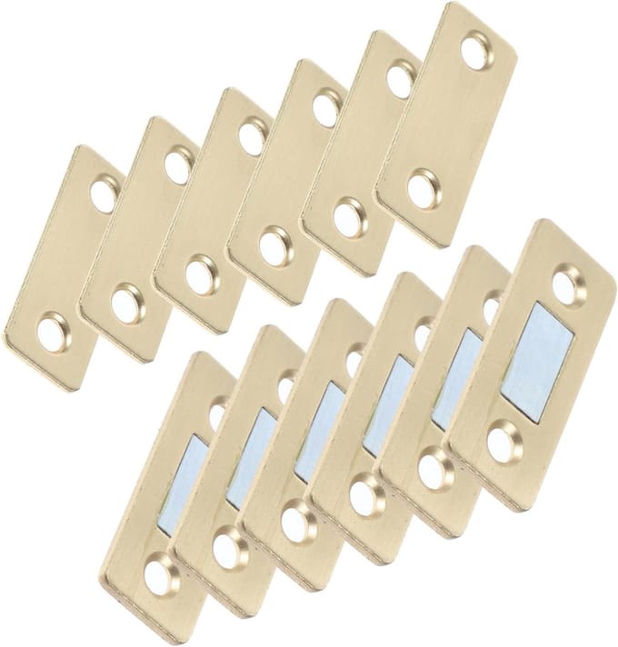 Magnetische Deurvanger - Kastsluiting - Kasten Sluiten - Ultradun Ontwerp - 6 Stuks - Goud