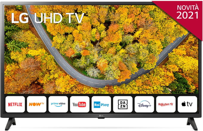 LG 43UP75006LF - 43 inch - 4K LED - 2021 - Buitenlands model