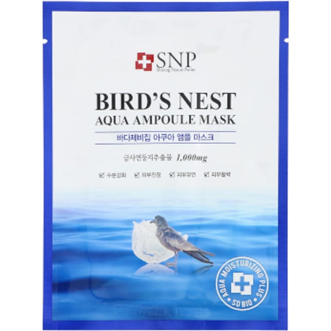 SNP - Bird's Nest Aqua Ampoule Mask - 1stuk