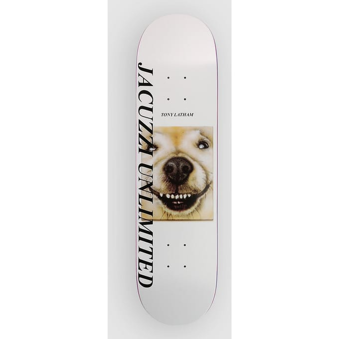 Jacuzzi Unlimited Tony Latham Smooshed Ex7 8.125" Skateboard Deck wit