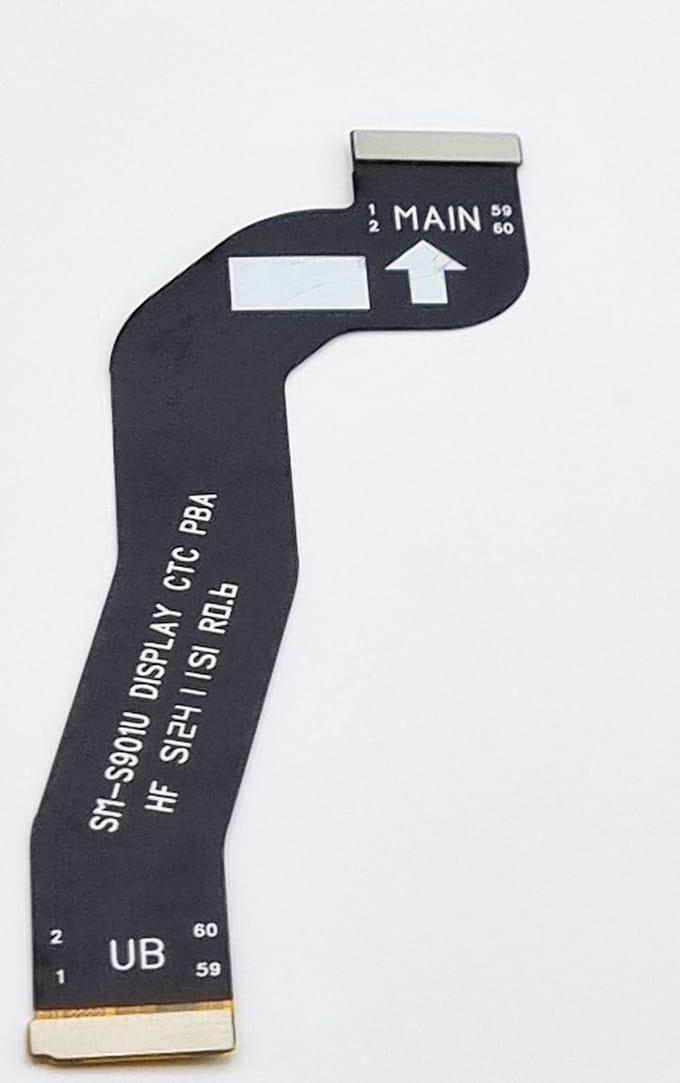 LCD Flex Kabel Geschikt voor Samsung Galaxy S22 5G – Premium – Zwart