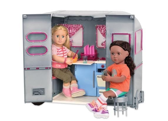 Our Generation caravan Poppen toebehoren