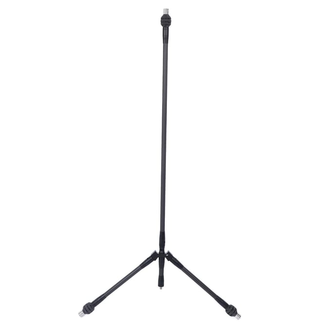 Support d'arc recourbé Hauteur 28 pouces Léger Durable Carbone Pur Support d'arc d'archerie pour Arc Recourbé Noir noir