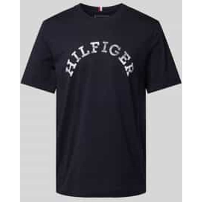 T-shirt met labelprint