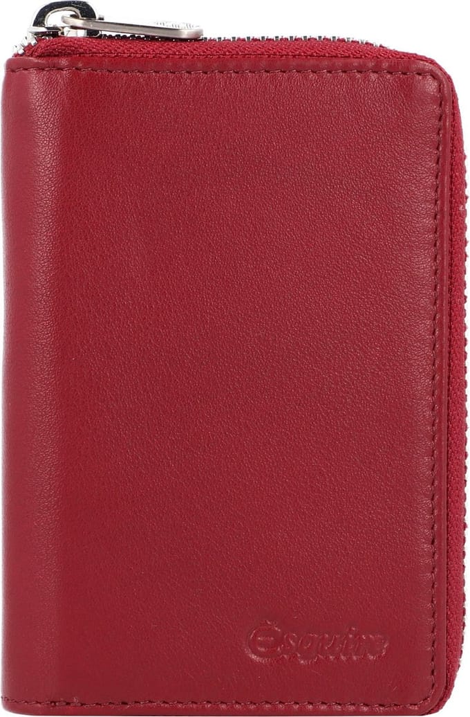 Esquire Oslo Nappa Portemonnee RFID Leer 8 cm - Dames - Staand formaat - rot