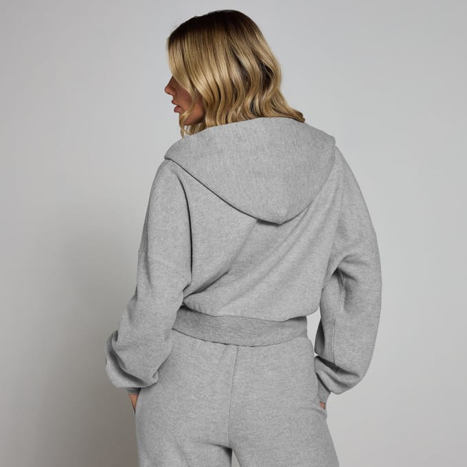 MP zachte hoodie met doorritssluiting voor dames - Gemêleerd grijs - M