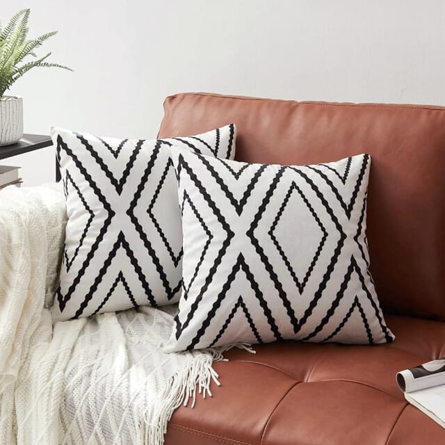 Gek op kussens! Sierkussen yana white | 45 x 45 cm | katoen/polyester