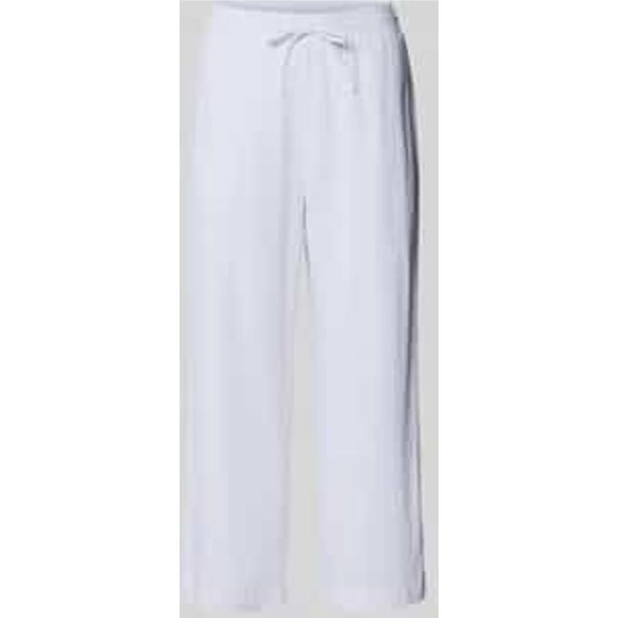 wide leg broek met elastische band model 'Lava'