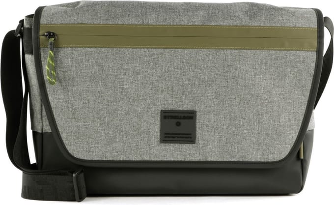strellson Schoudertas Laptoptas met laptopvak Northwood 2.0 Dorian Messenger Light Grey Grijs