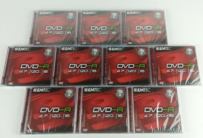 Emtec DVD+R 4,7GB 16X Slim 10P-10