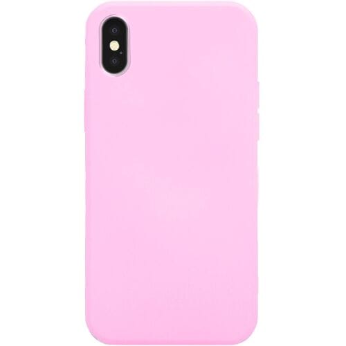 ShieldCase Pantone siliconen hoesje geschikt voor Apple iPhone Xs Max - silicone case - optimale bescherming - backcover - roze