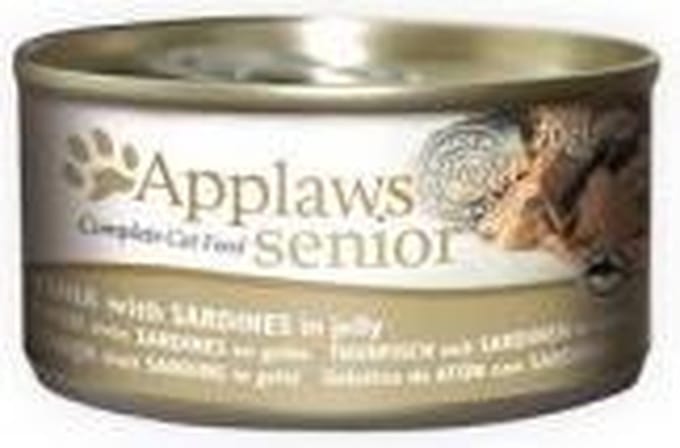 Applaws cat blik senior tuna / sardines 24x70gr