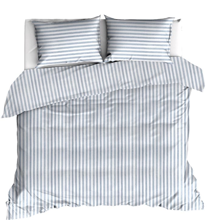 Linolux Dekbedovertrek Fresh Stripe Blue 2 persoons