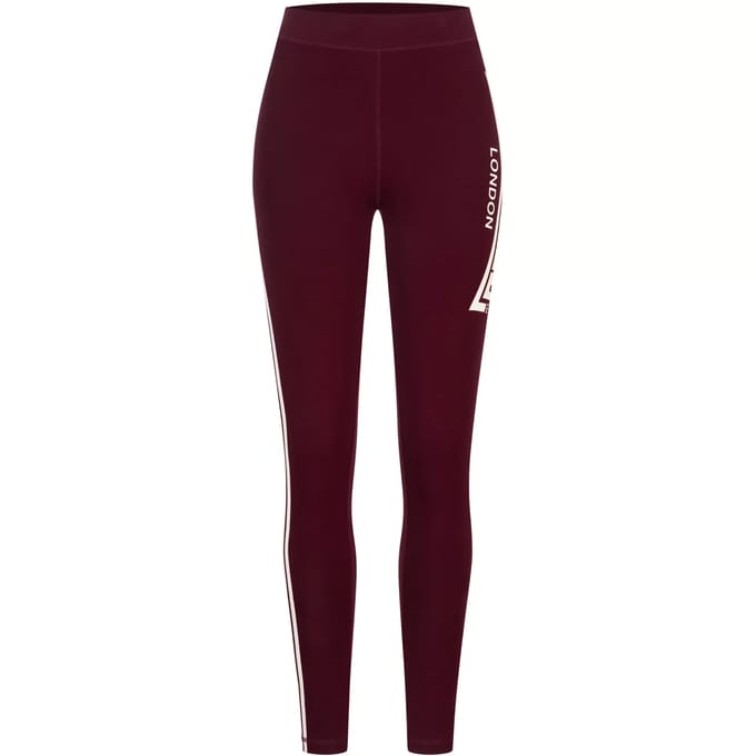 Lonsdale London LOWSTOFT Dames Legging - bordeaux - M