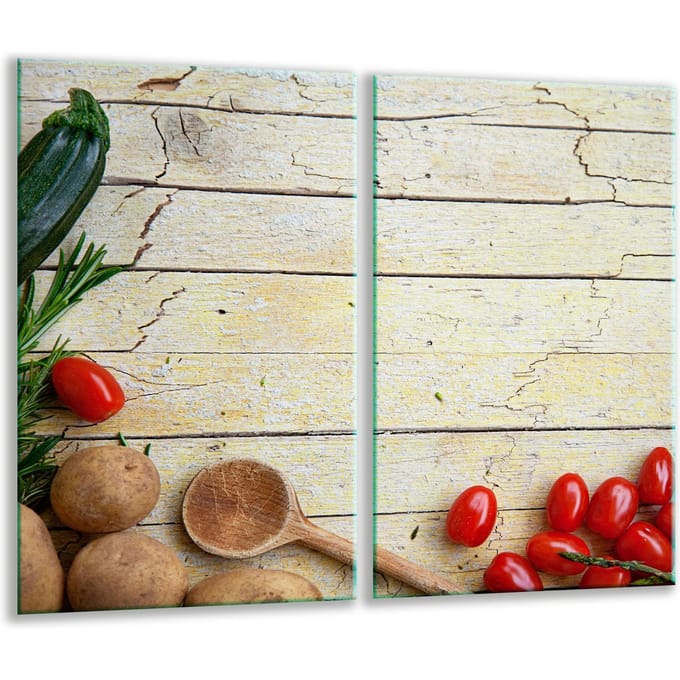 TMK ArtDeko - Snijplank - 30x52 cm - Beschermplaat - Glas