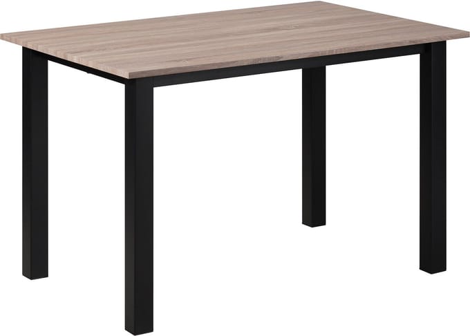Durham-Eettafel 120x80 cm, 6 plaatsen in eikenhout look