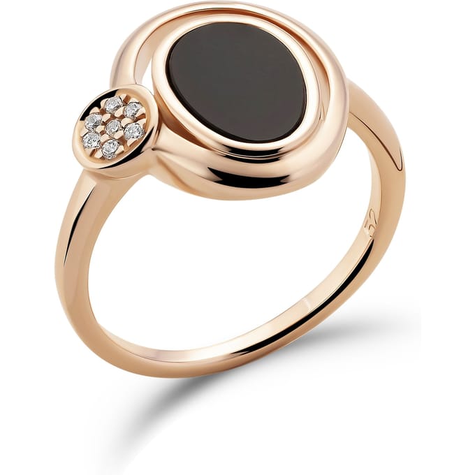 Orphelia Dames 925 Sterling Zilveren Ring - Roze ZR-7470