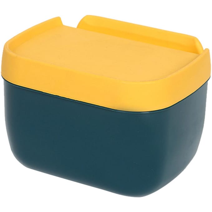 Tissuepapier Dispenserdoos Grote Capaciteit Waterdicht Ponsvrij Toiletpapier Opbergorganizer yellow