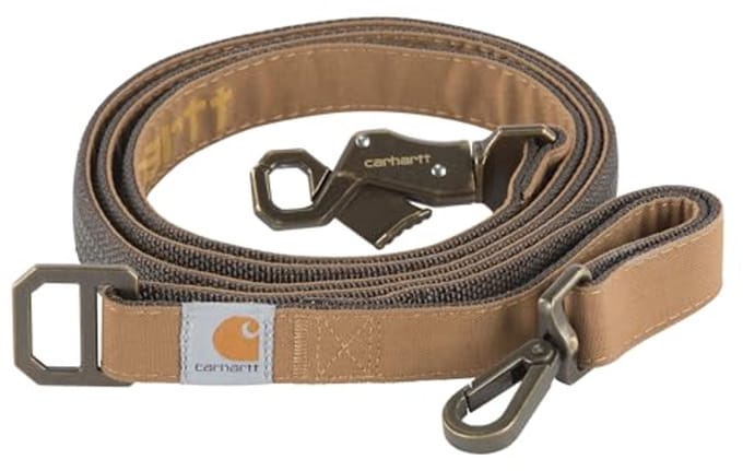 Duurzame Nylon Duck Hondenriem in Bruin/Donskleur - Klein