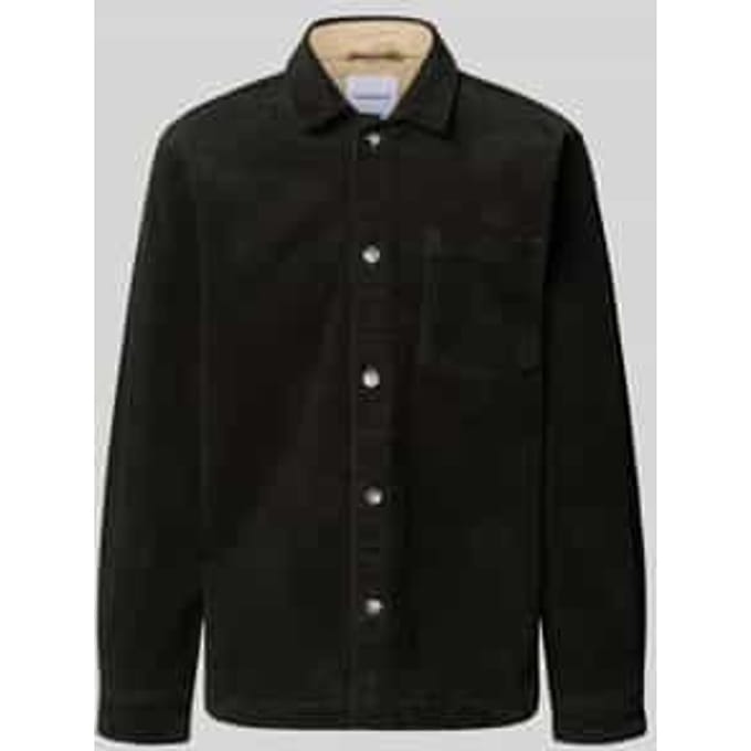 Modern fit overhemdjack met borstzak, model 'Superflex'