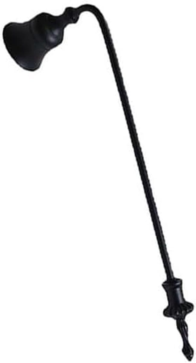 Kaarsenblusser - Kaars accessoire - Veilig doven - Lange handgreep - 23 cm - Zwart