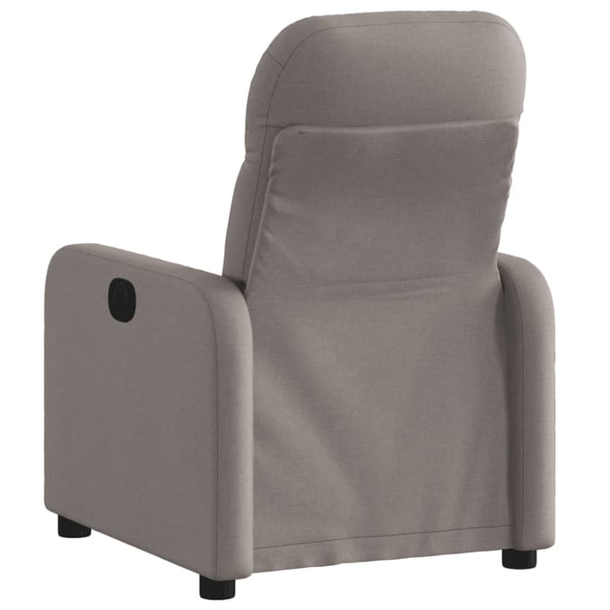 Vidaxl Klapstoel, Kleur Taupe, Bekleed met Stof