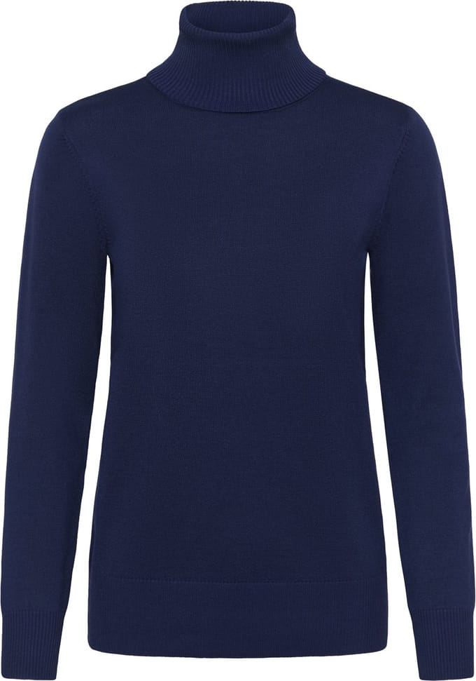 Saint Tropez J2046, MilaSZ Rollneck Pullover Dames Trui - Navy Peony