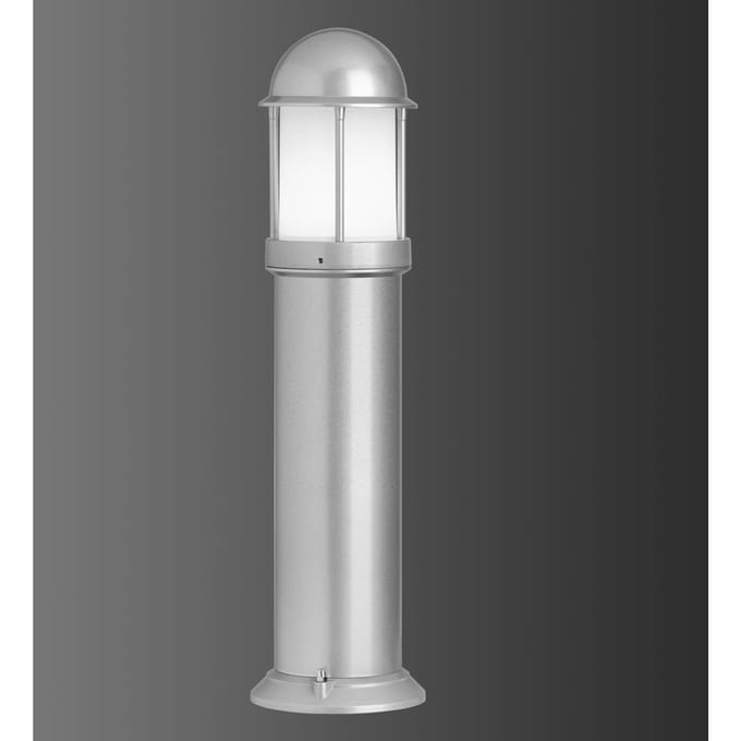 LCD Gepoedercoate tuinpadverlichting Mason, zilver