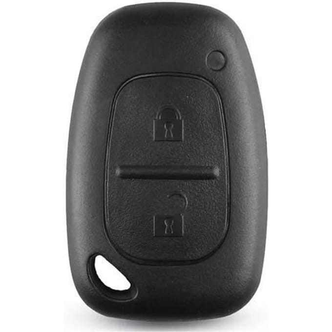 Coque cle kangoo Clé Plip Boitier Vierge Compatible Trafic Kangoo Master Vivaro 2 Boutons gray