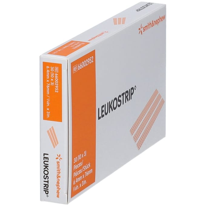 Leukostrip 6,4mmx 76mm 3 Strips 10 66002952