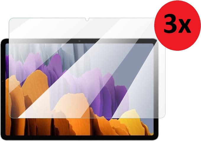 Screenprotector Samsung Galaxy Tab S8 2022 - Samsung Tab S8 2022 Screen protector - 11 inch - Beschermglas Tempered Gehard Glas 3x