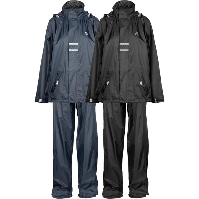 Ralka Regenpak Waterdicht & Ademend - Kind - Reflectie - Marine - Maat 140