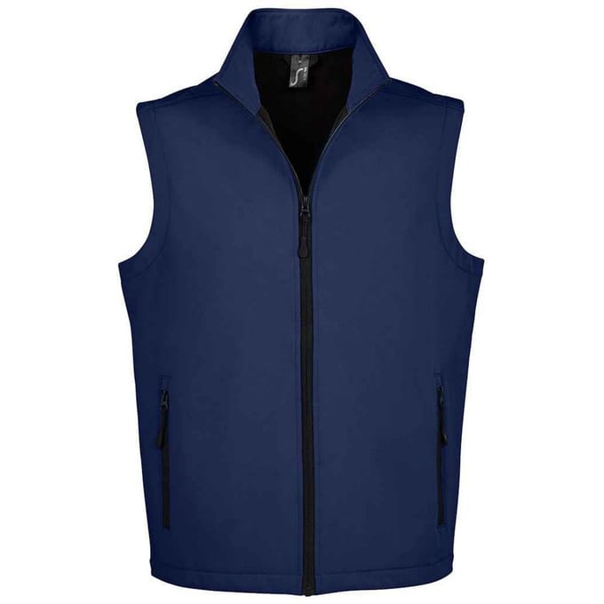 SOLS Heren Race Softshell Body Warmer (Franse marine)