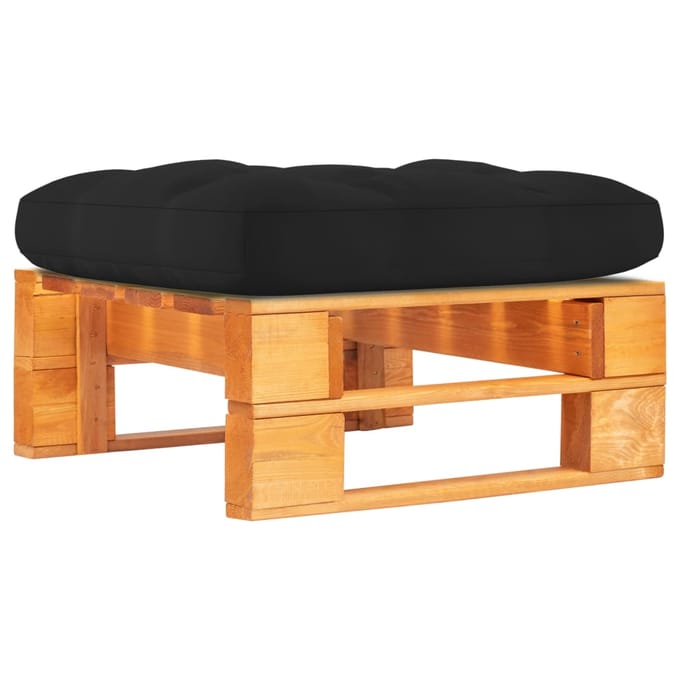vidaXL - Tuinhocker - pallet - honingbruin - geïmpregneerd - grenenhout
