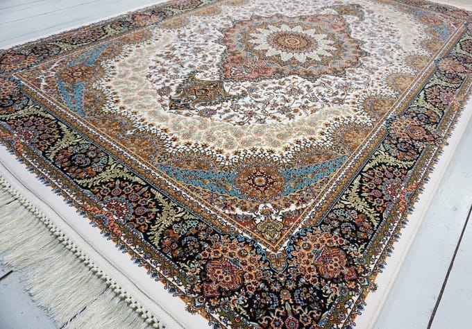 SusaStyle - OUTLET - Perzisch Vloerkleed – Arad Cream – Tapijt 150 x 225 cm